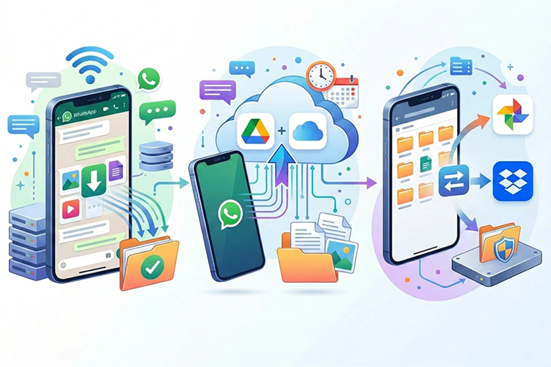 نکات کاربردی برای جلوگیری از حذف فایل های قدیمی واتساپ