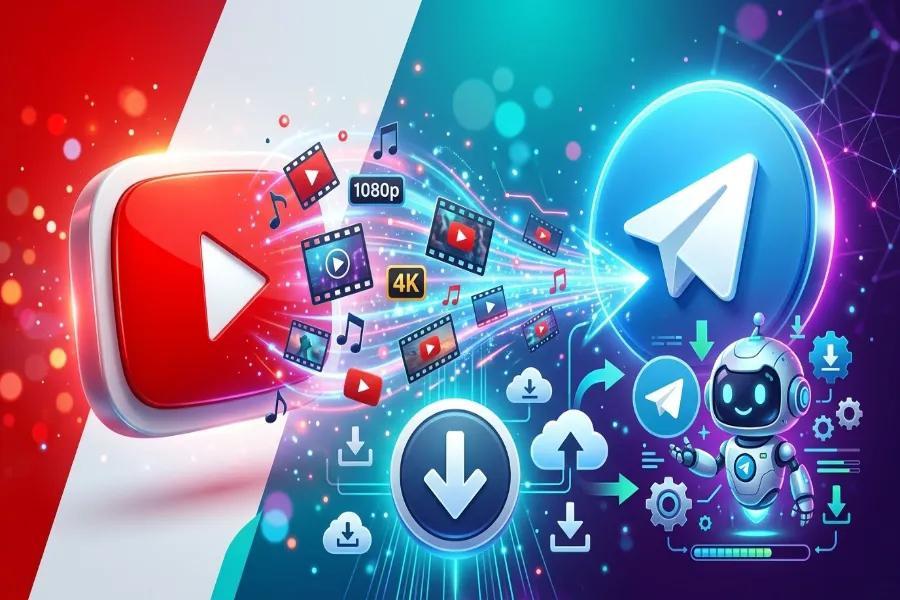 دانلود ویدیو از یوتیوب با تلگرام
