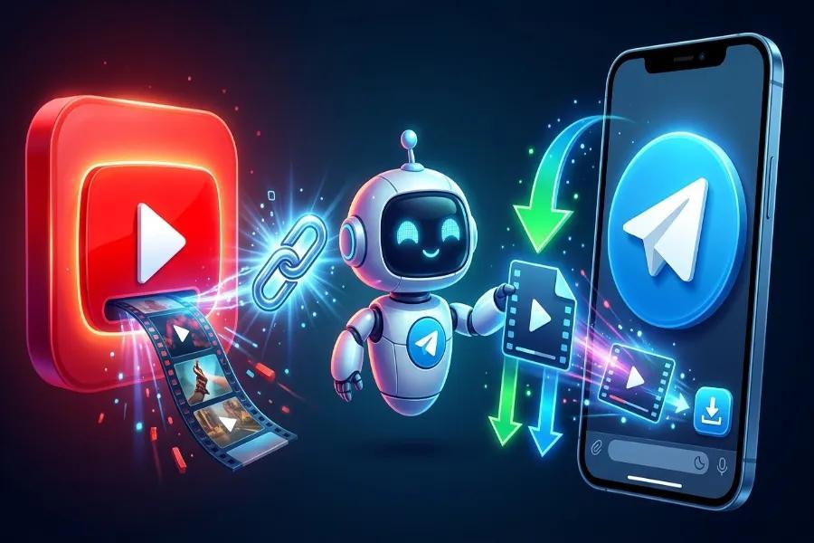 ربات های دانلود از یوتیوب با تلگرام