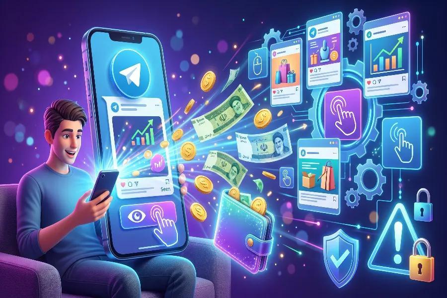 روش های کاربردی کسب درامد از ربات تلگرام به تومان