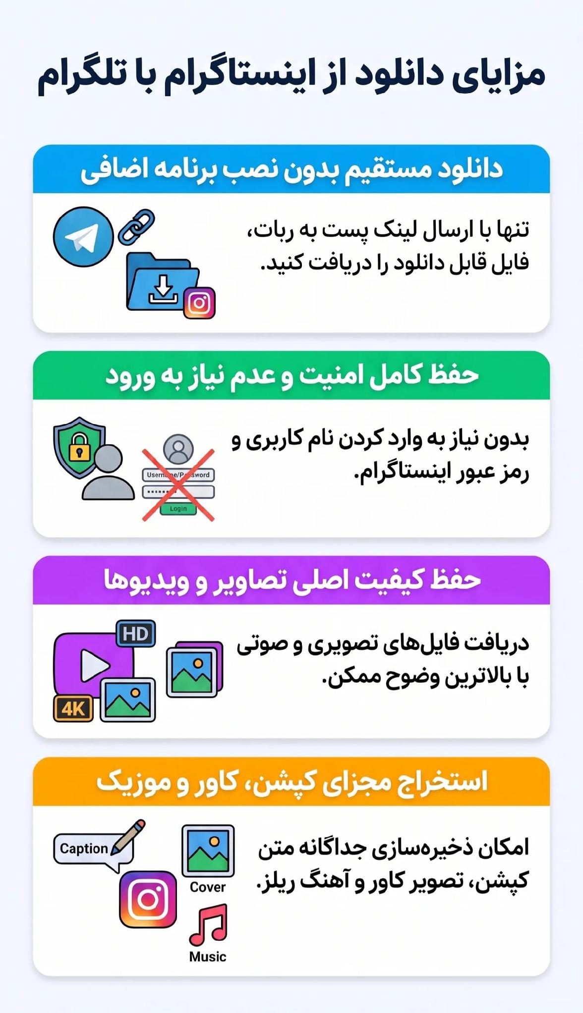 دانلود از اینستاگرام با تلگرام